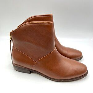 UGG Womens Size 9.5 Bruno Brown Leather‎ Ankle Boots Shoes
